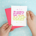 Wanted to Be Adults Funny Greeting Card