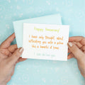 Pillow Suffocating - Anniversary Funny Greeting Card