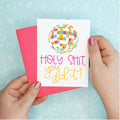 Holy Shit Congrats Funny Greeting Card