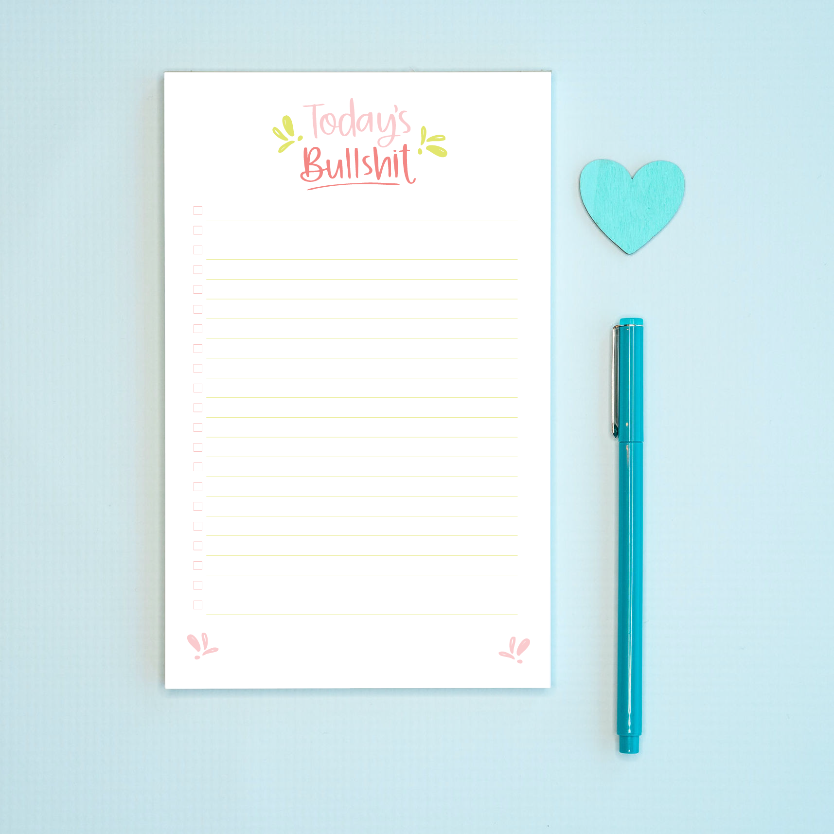 Today's Bullshit Notepad