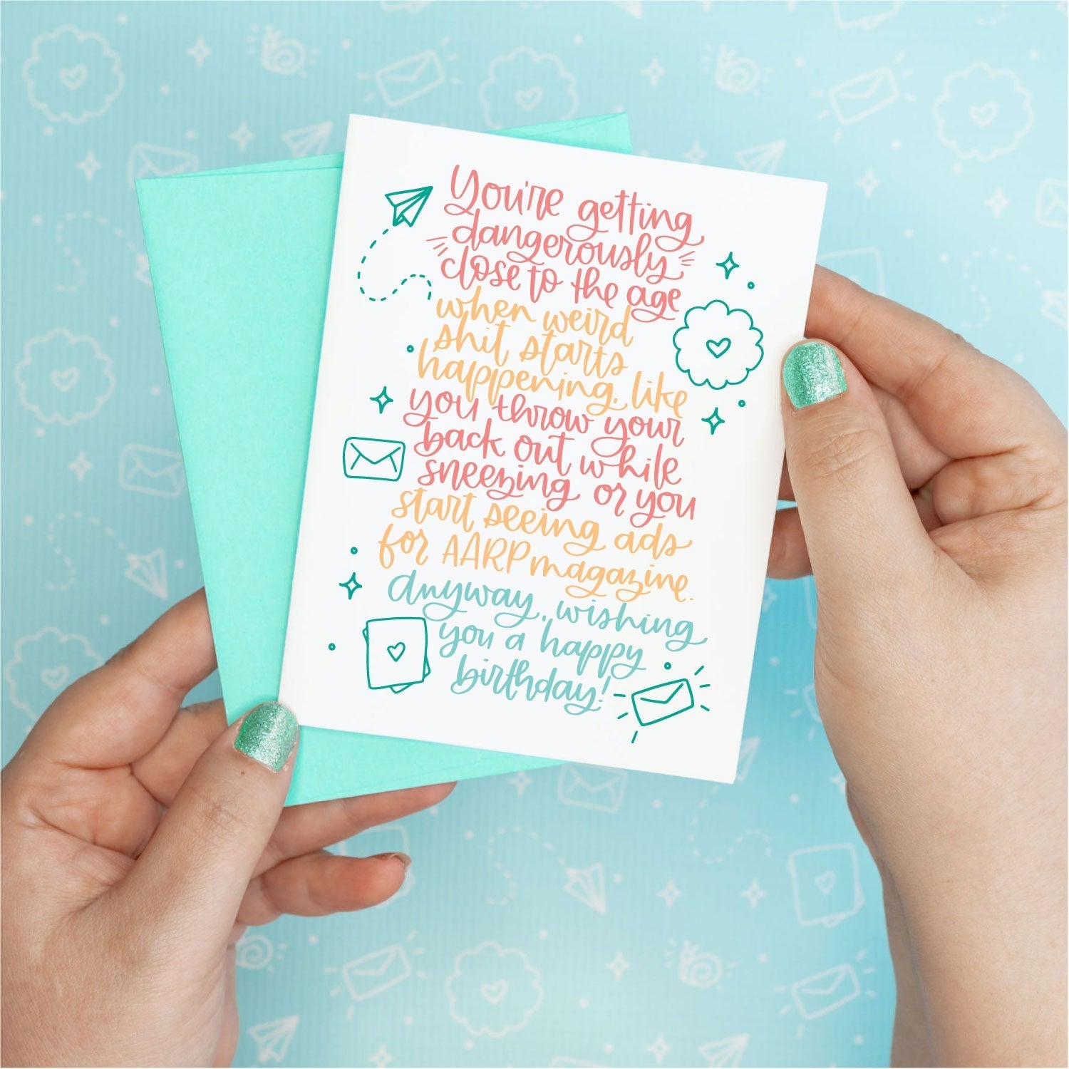 Dangerously Close Birthday Funny Greeting Card