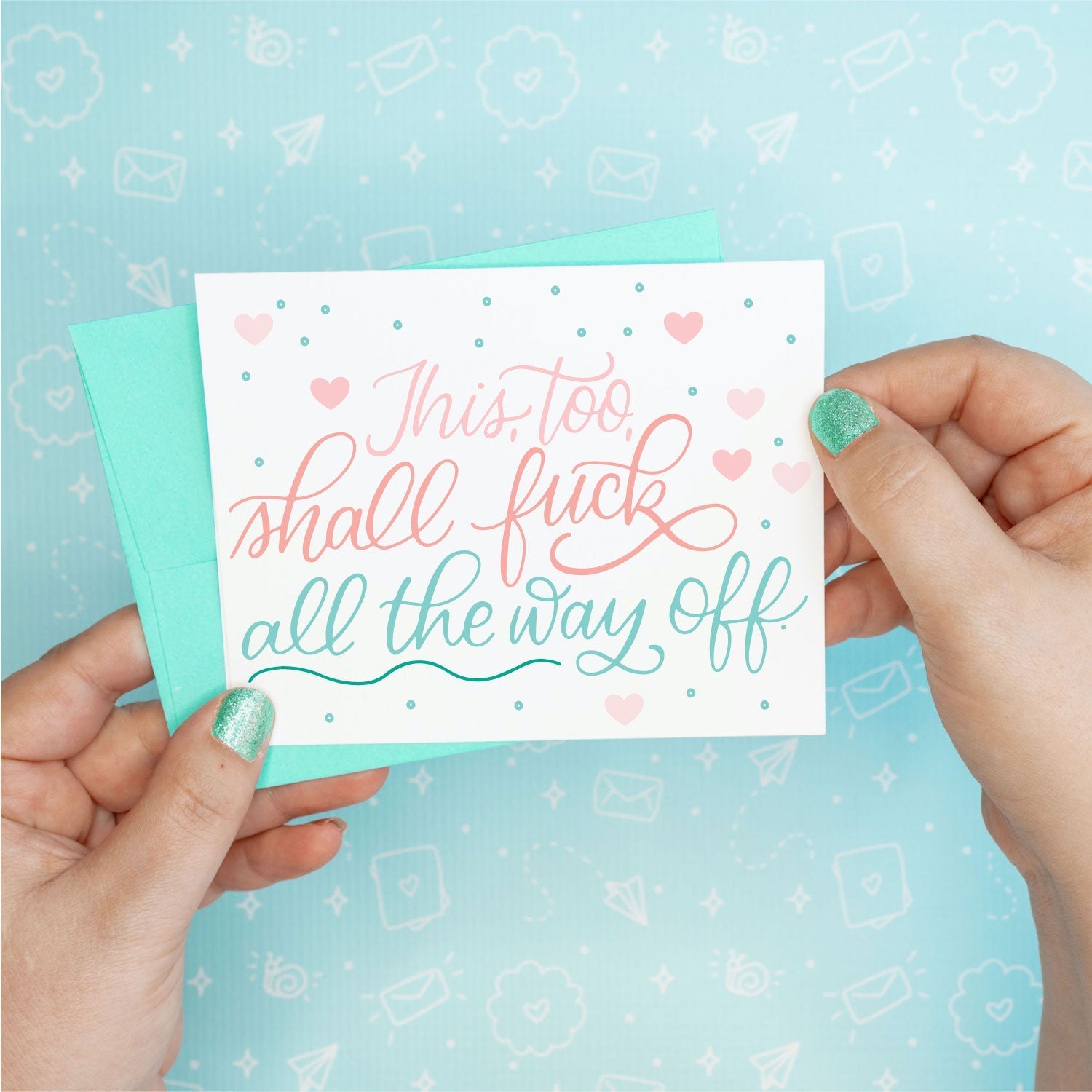 Fuck All the Way Off Funny Greeting Card